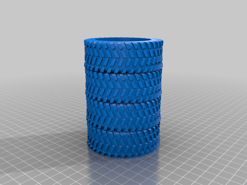 Offroad Stacked Tire Pen Holder