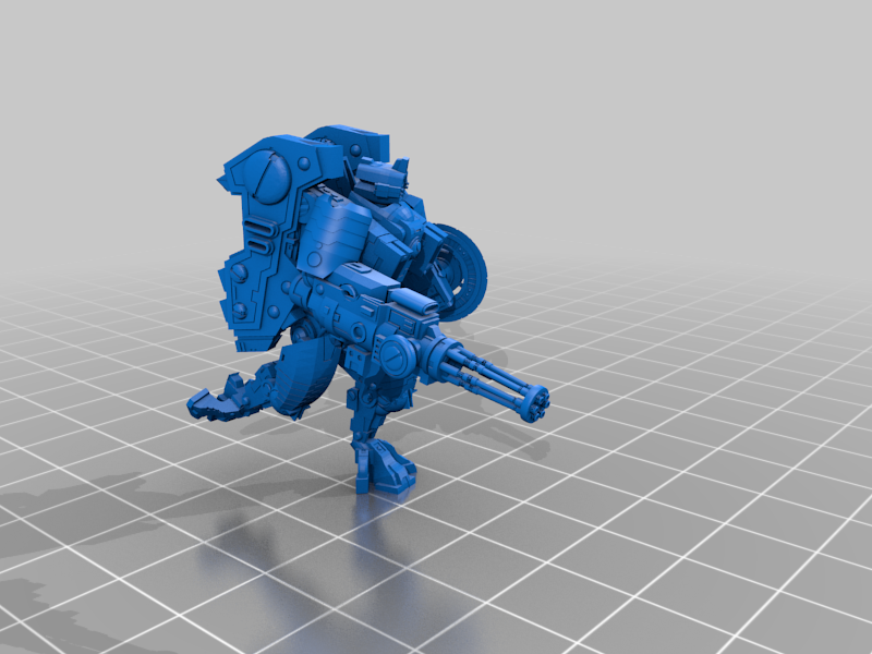 small scale fish mech and large mech