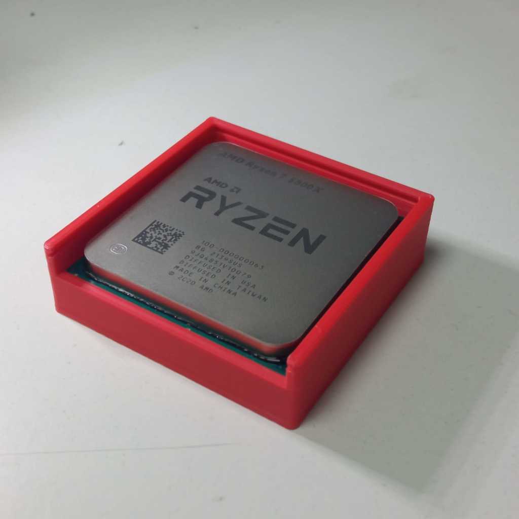 AM4 CPU Box With Sliding Lid | CPU Holder/Case