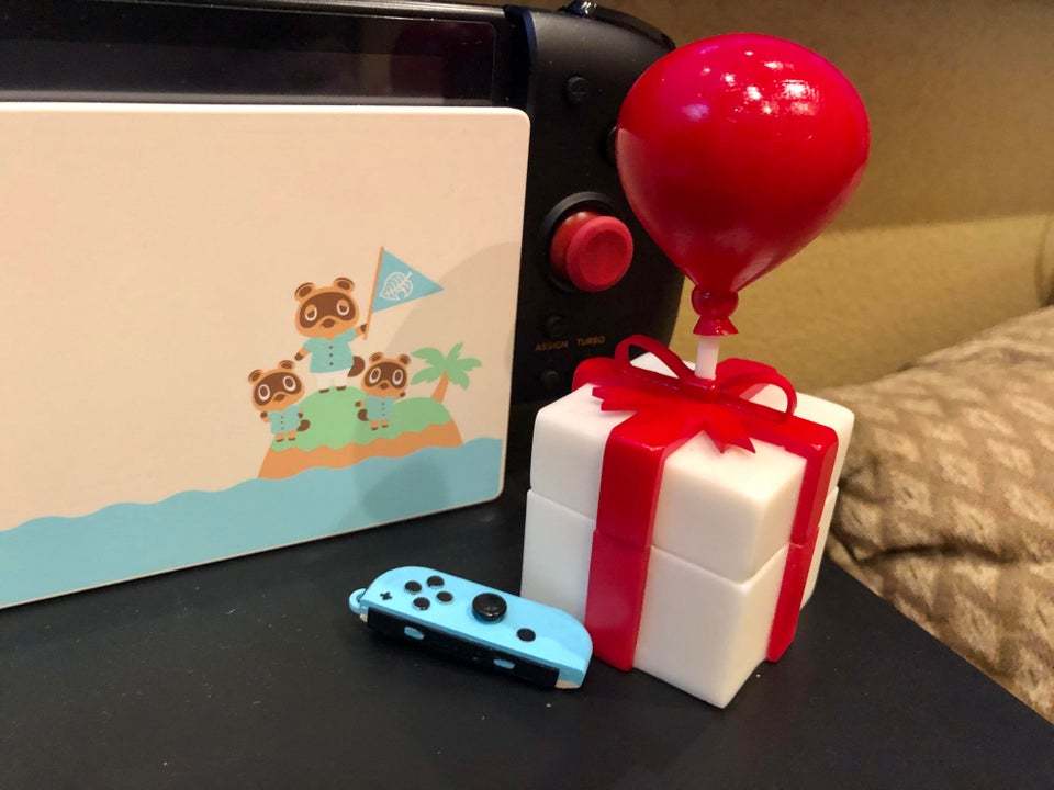 Animal Crossing Flying Present