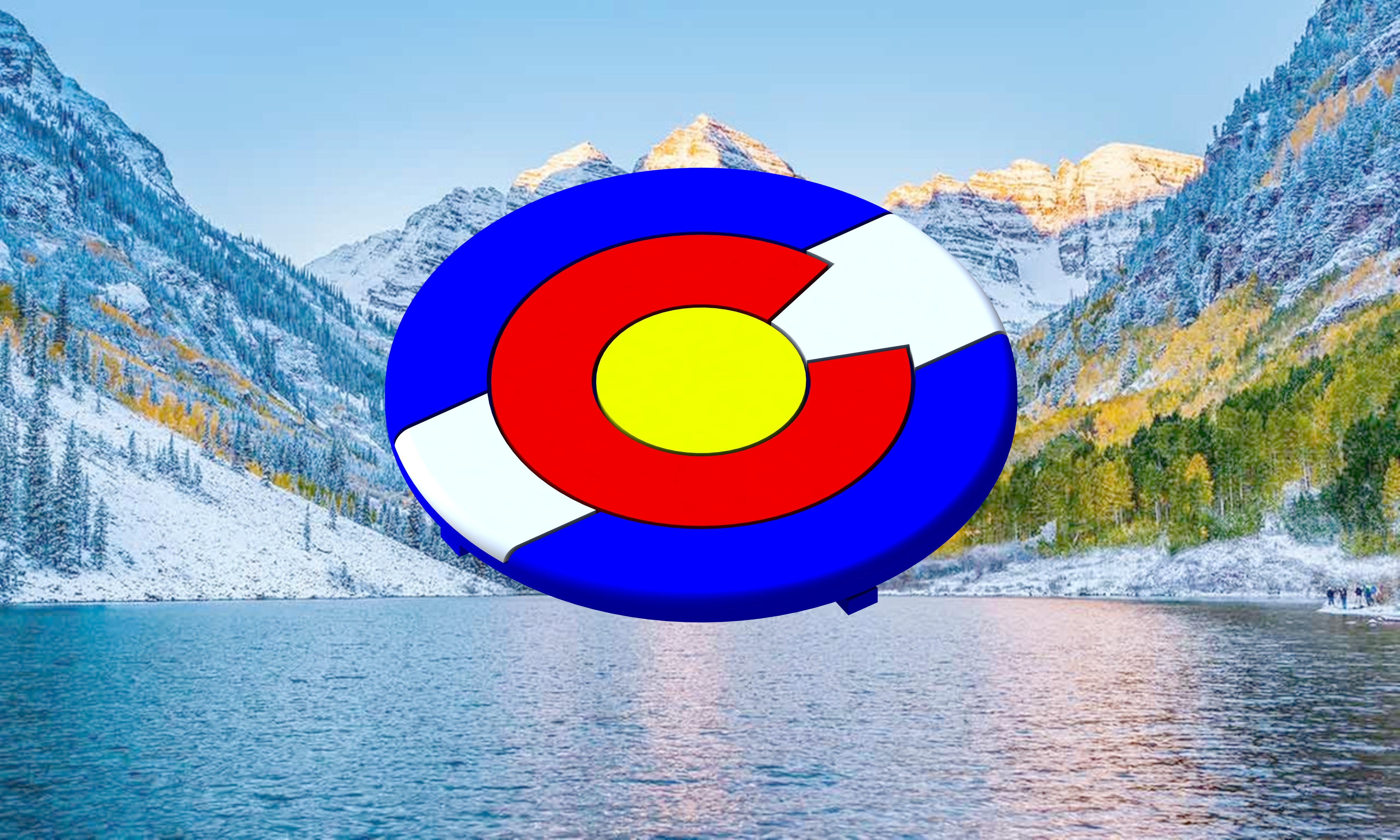 Colorado Flag Pop Socket Cover