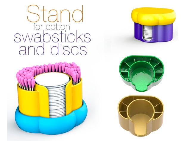 Stand For Cotton Swabsticks And Discs V5.0