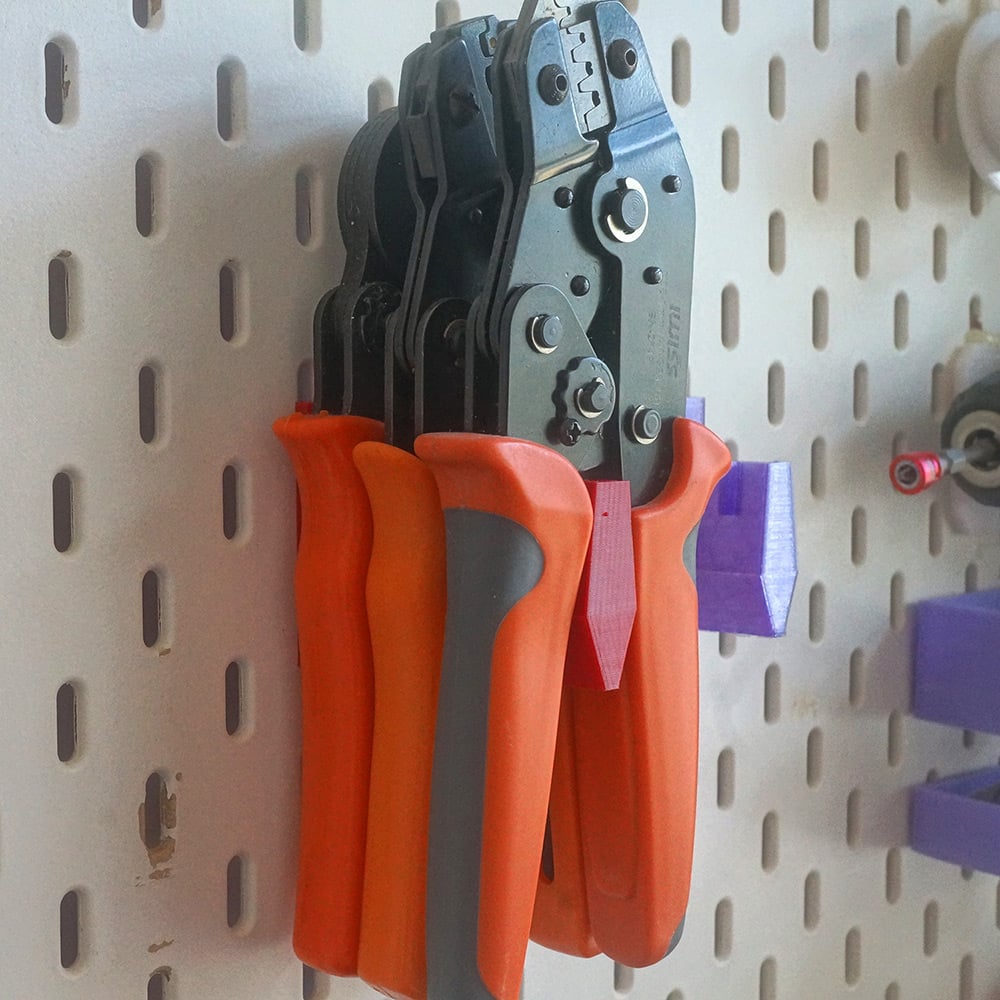 Ikea Skadis Pegboard Crimping Tool Holder