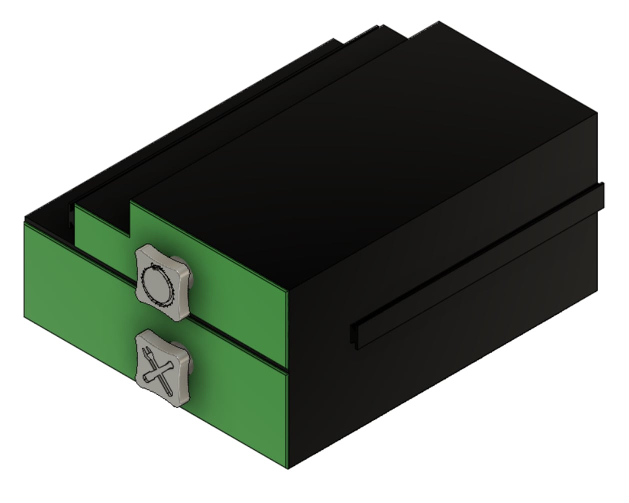 Ender 3 V2 Dual Drawer Tool Holder