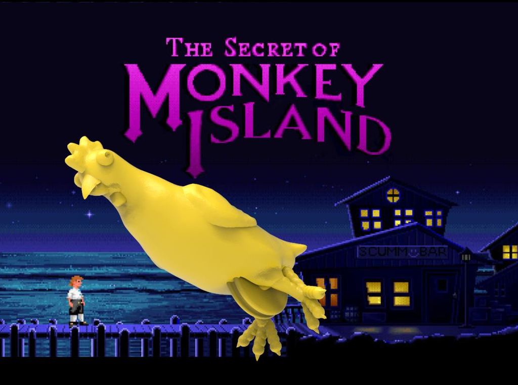 A Rubber Chicken With A Pulley In It - The Secret of Monkey Island