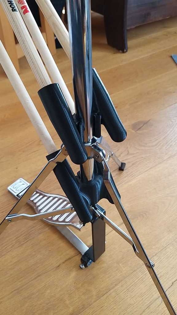 Drumstick holder clamp Hi-Hat