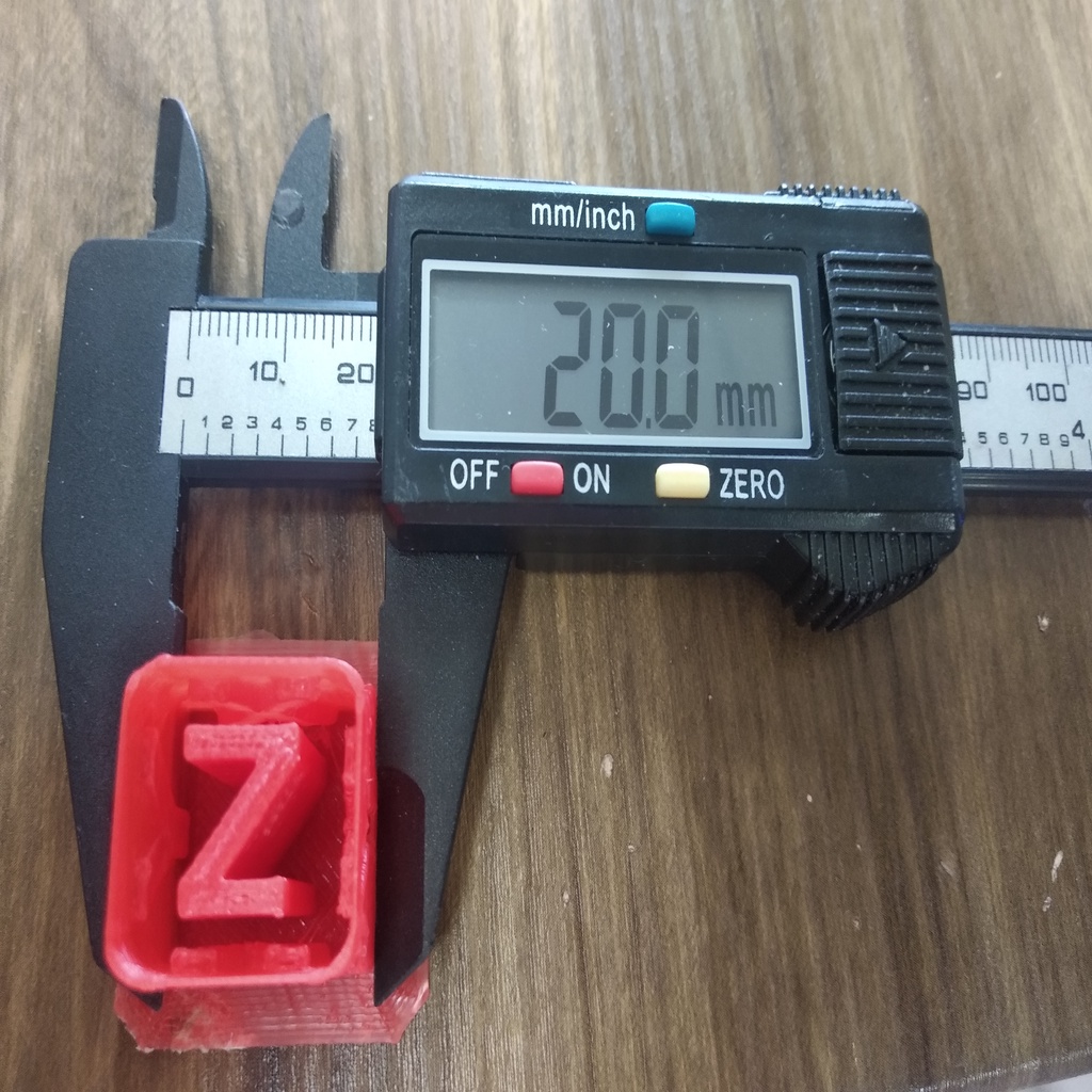 XYZ 20mm Calibration Cube, Vibration Test, Thin Wall Calibration all in one