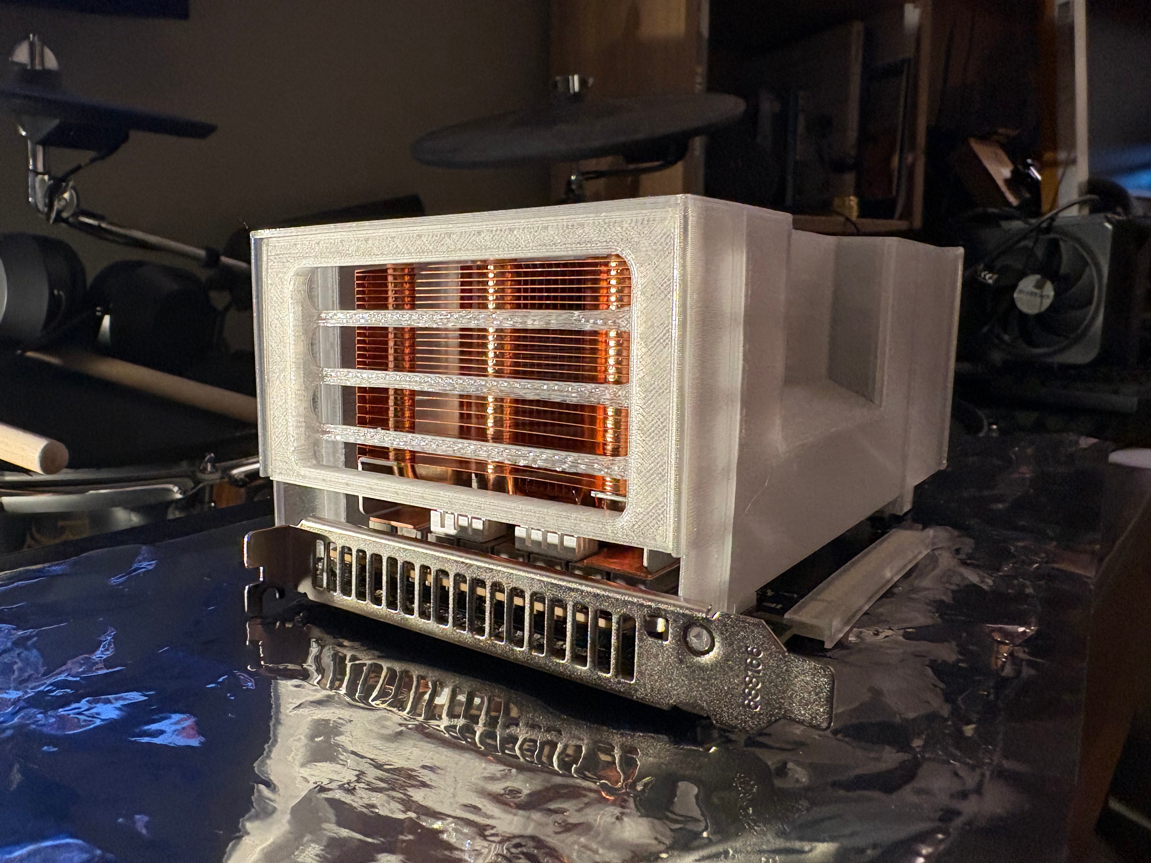 WOMBAT 3 - V100 SXM2 to PCIe Dual Static Fan Cooling Enclosure