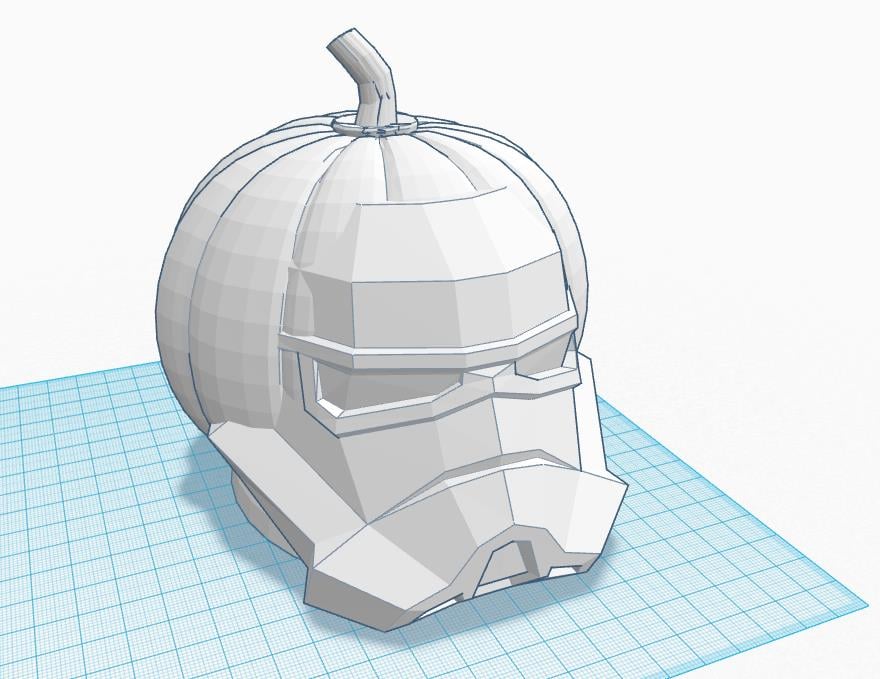 Halloween Pumpkin Trooper!