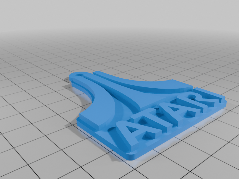 Atari Logo Keychain