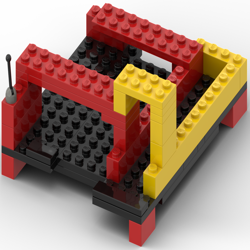 Lego Raspberry Pi 4 case w/ SSD Slot