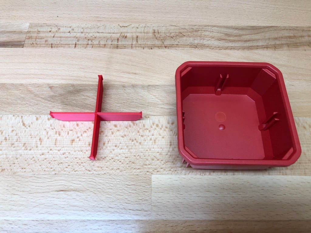 Packout Slim X Grid Half Height Base Divider 17mm