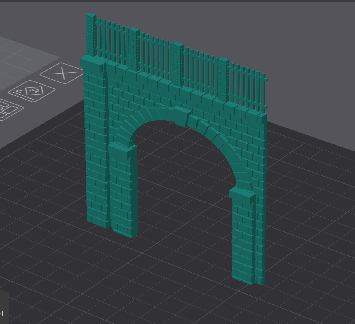 N Scale Retaining wall and tunnels