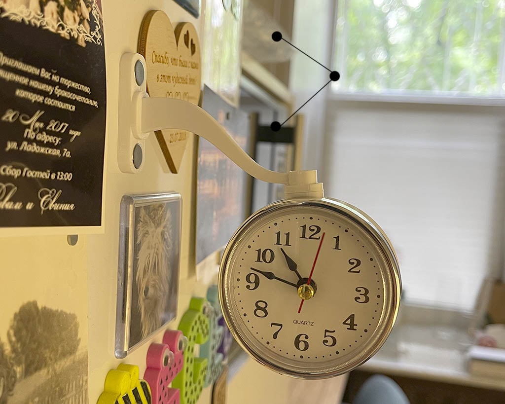 Magnetic mount  for Street style Clocks