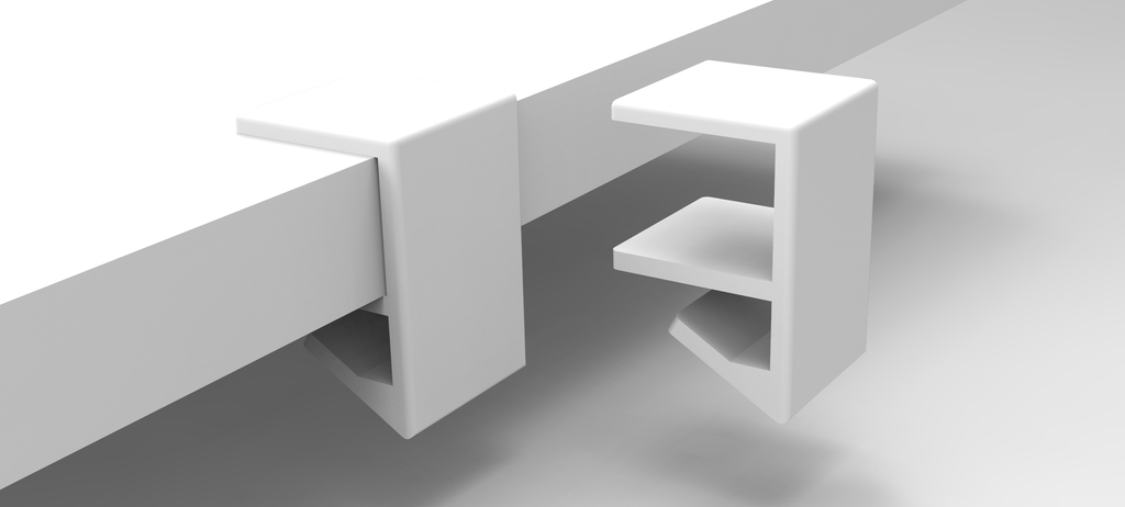 hook for Ikea Linnmon table