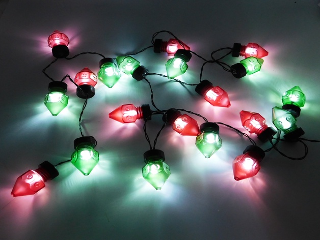 Nozzles: 3D Printed Themed Lights And Bauble Decoration
