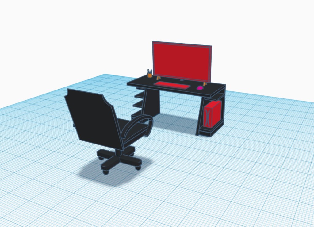  office table (mesa escritorio 3D)