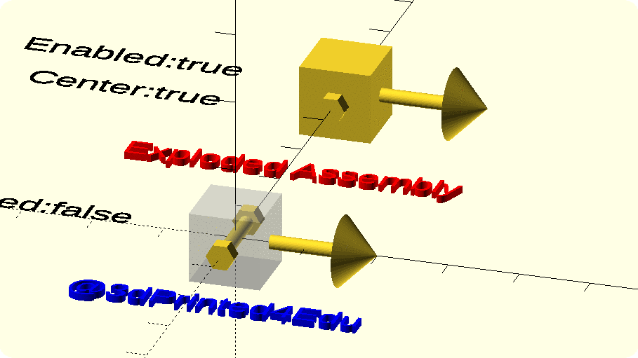 OpenSCAD explode() module / library