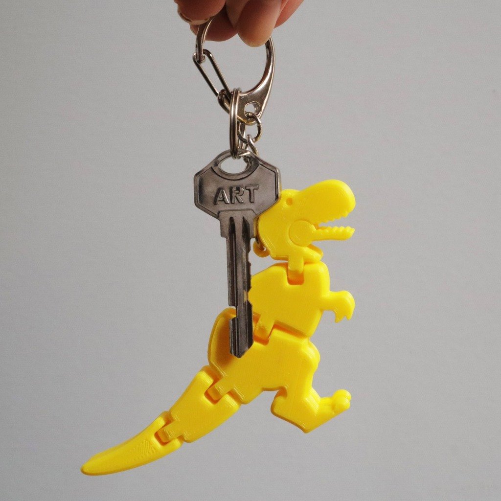 Baby T-rex Flexy Keychain
