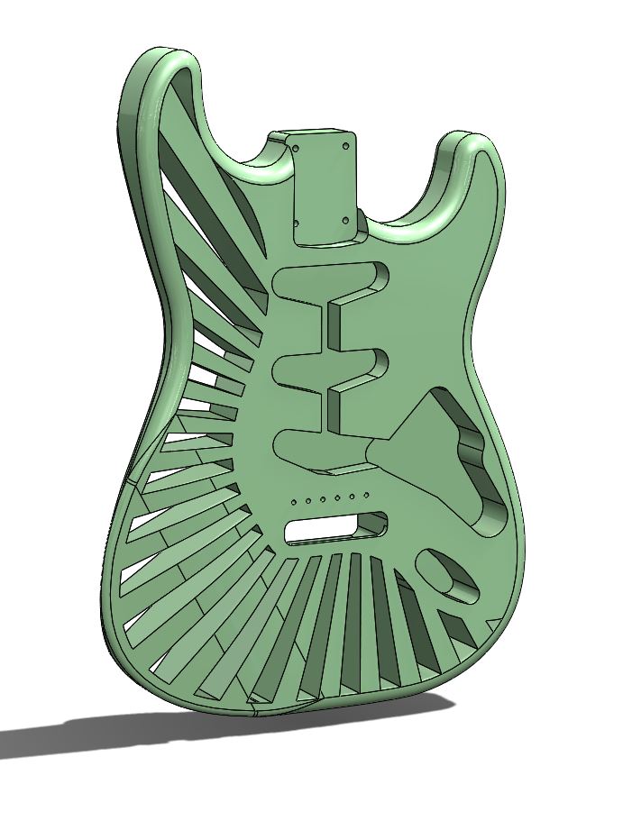 Stratocaster / Squier with awesome cutout!