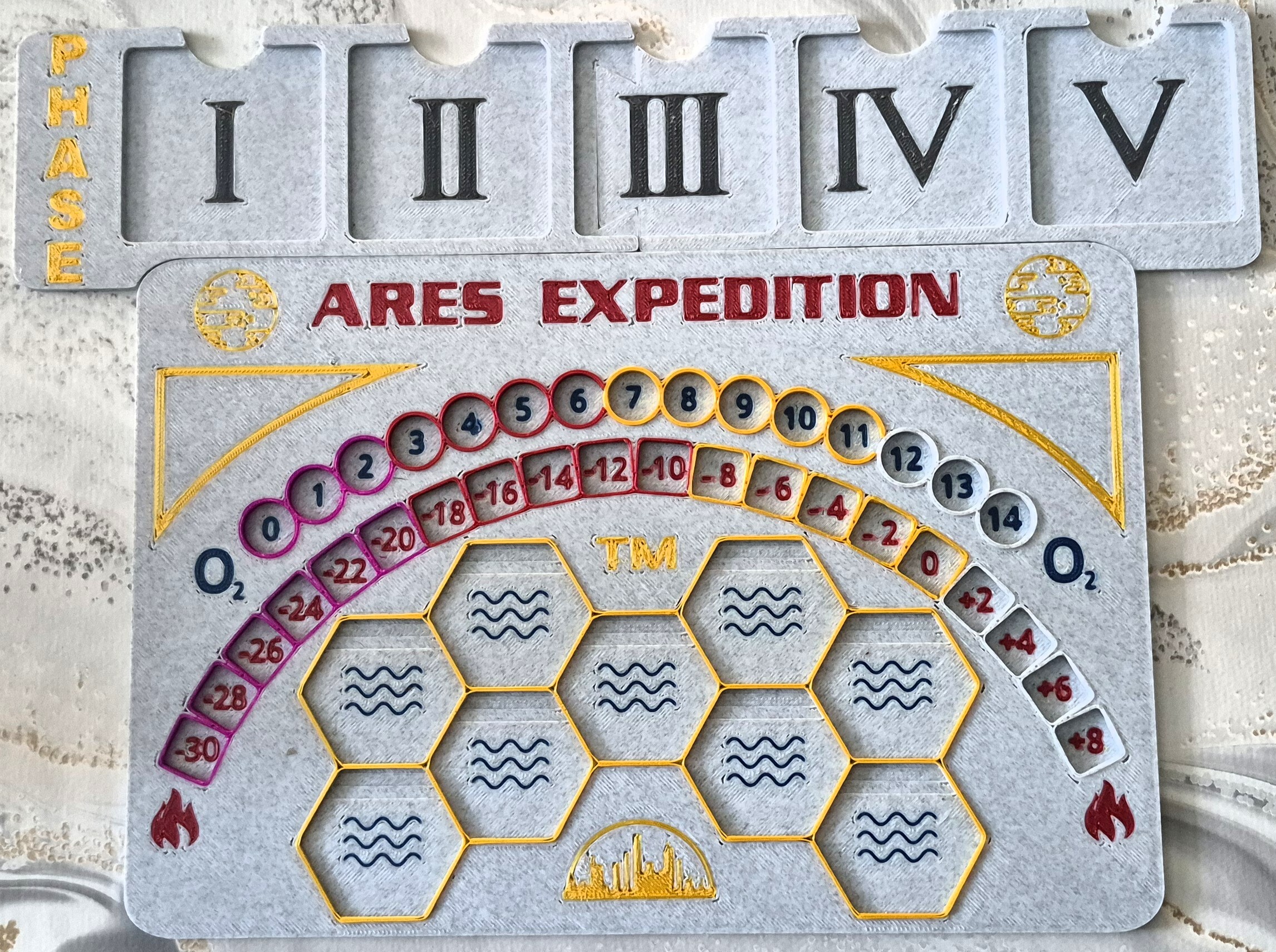 Terraforming Mars - Ares Expedition & Crisis PLAYBOARD