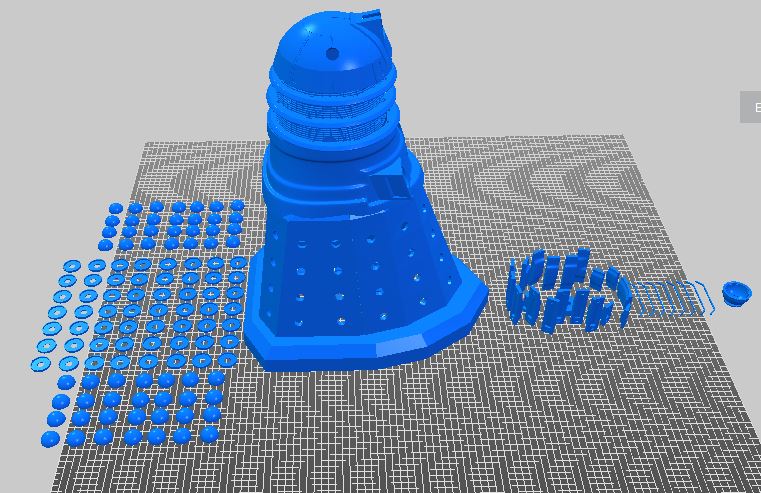 Motorized RC Dalek Model
