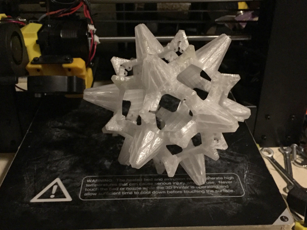 Dodecahedron Star Ornament