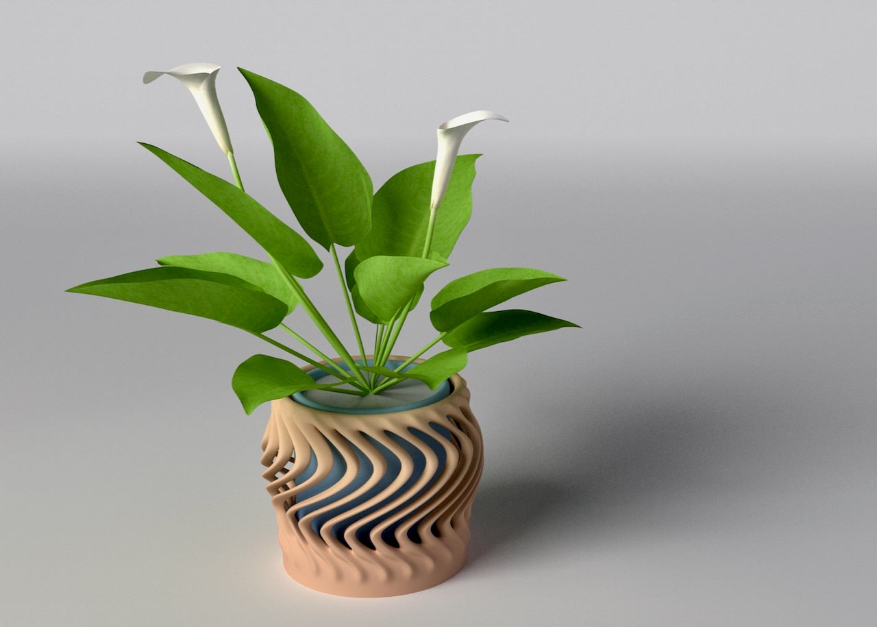 Plant Pot Curvature