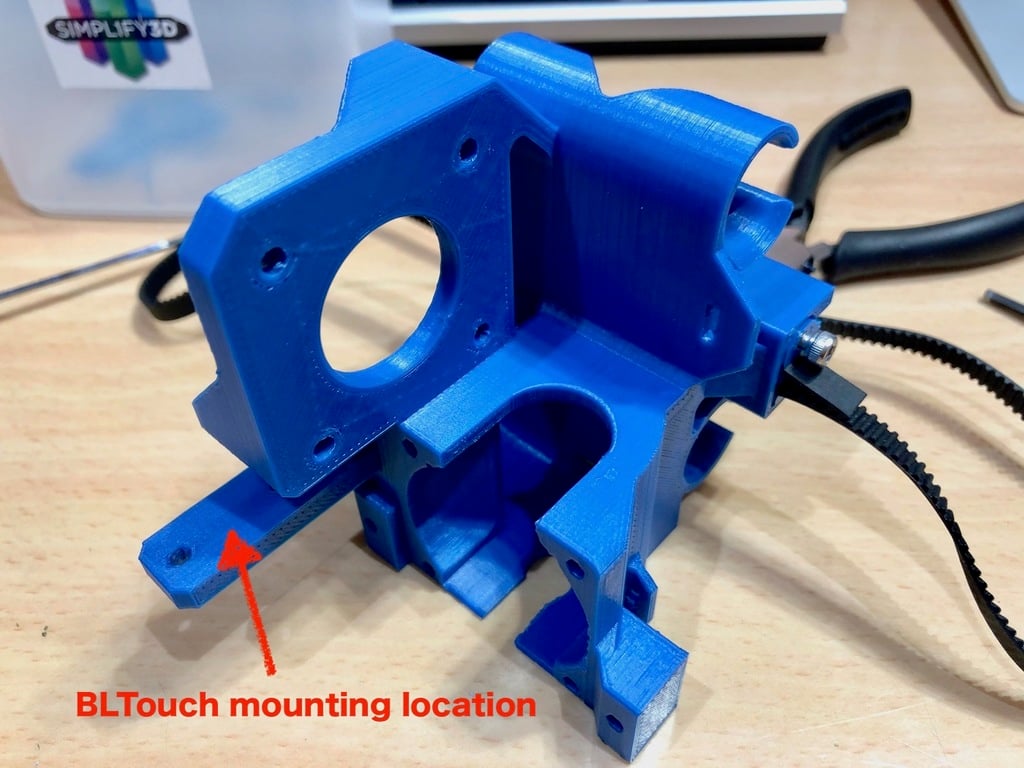 "MONOBLOCK" ANYCUBIC I3 MEGA-S Direct Extruder MOD + X-Tensioner  + BLTouch