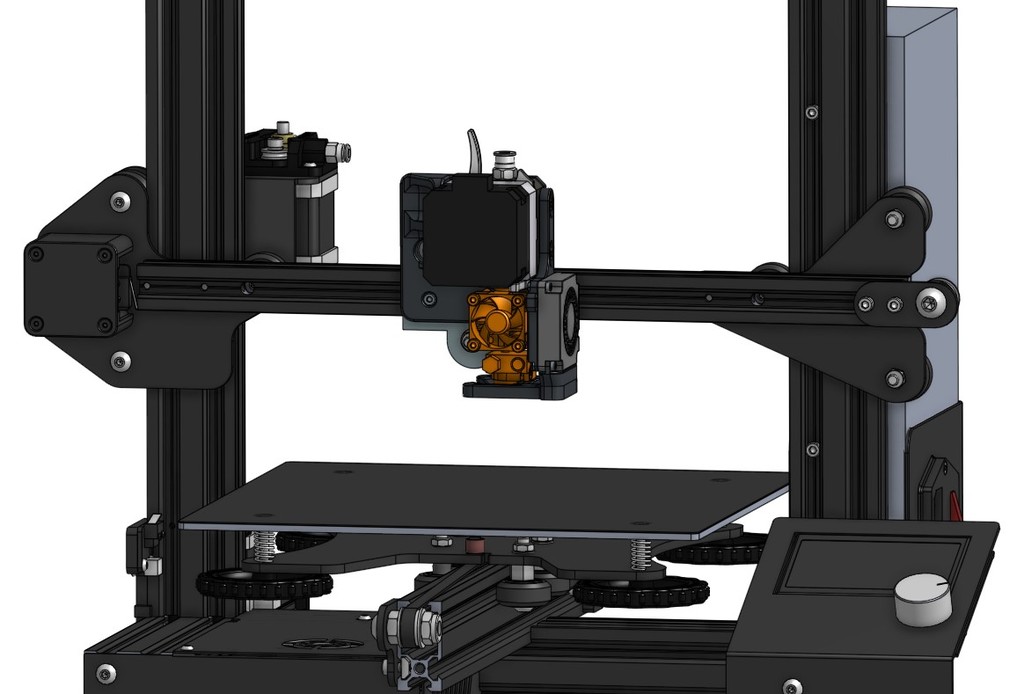 Bracket Ender 3, Ender 3 Pro and CR-10 for Dyze Design DyzeXtruder GT/Pro and DyzEnd X/Pro