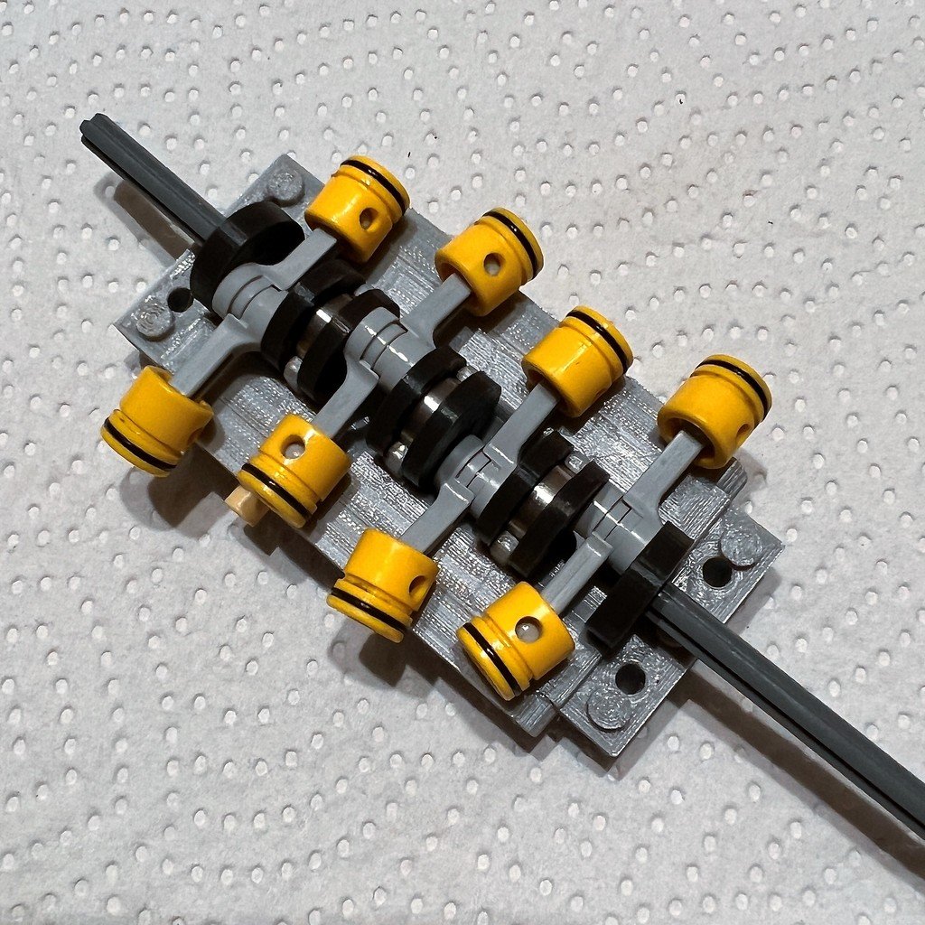 LEGO Compatible Custom V8 Crankshaft