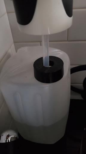 Costco milk gallon to 5 gallon jug adapter