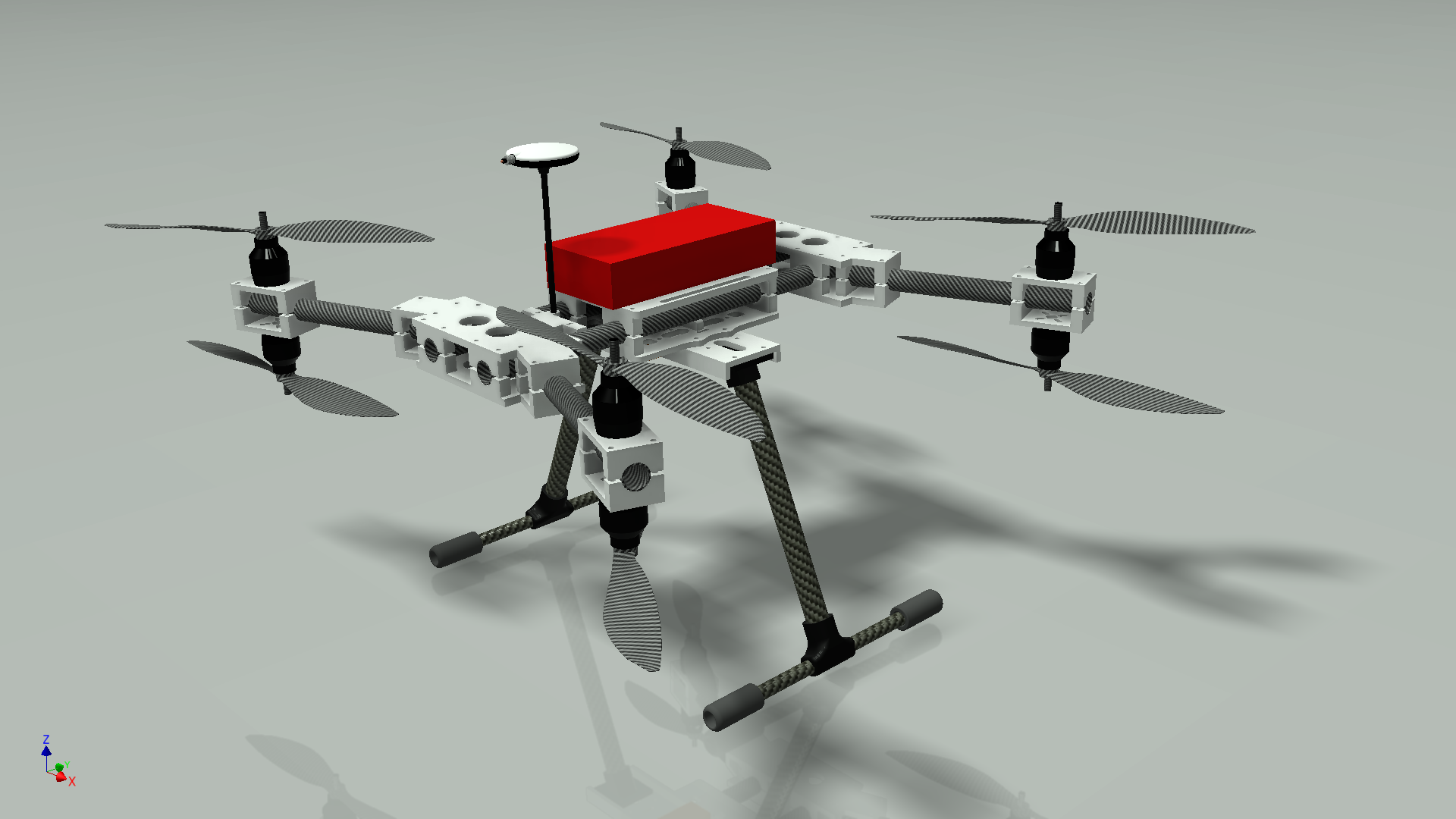 InfinityONE - 3d printable Octocopter
