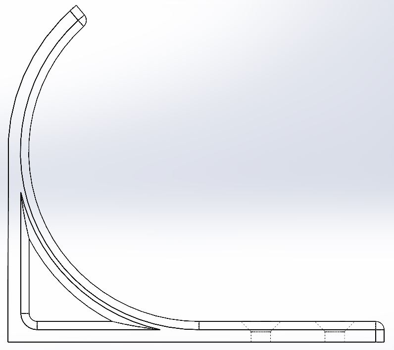 Lego Technic Wall Bracket for Bugatti