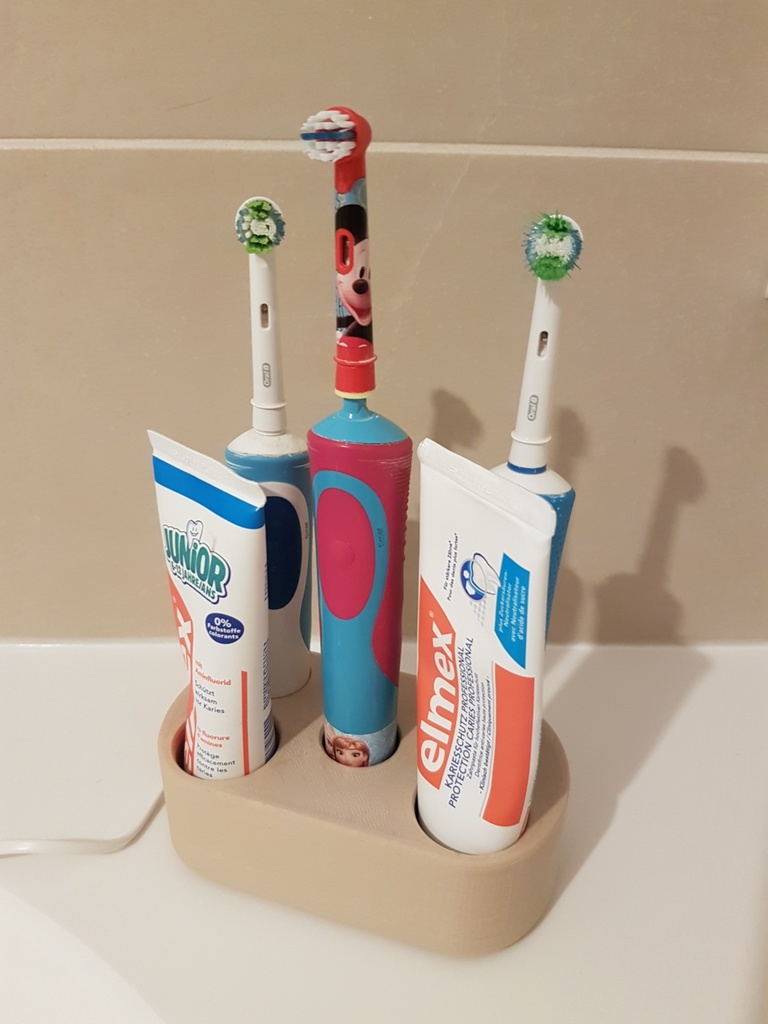 Electric toothbrush holder with charger