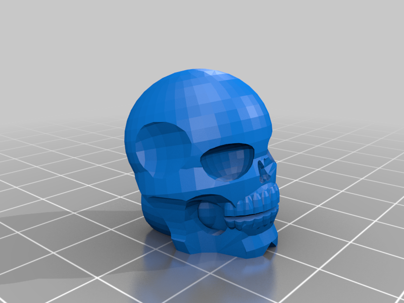 Skull with HB