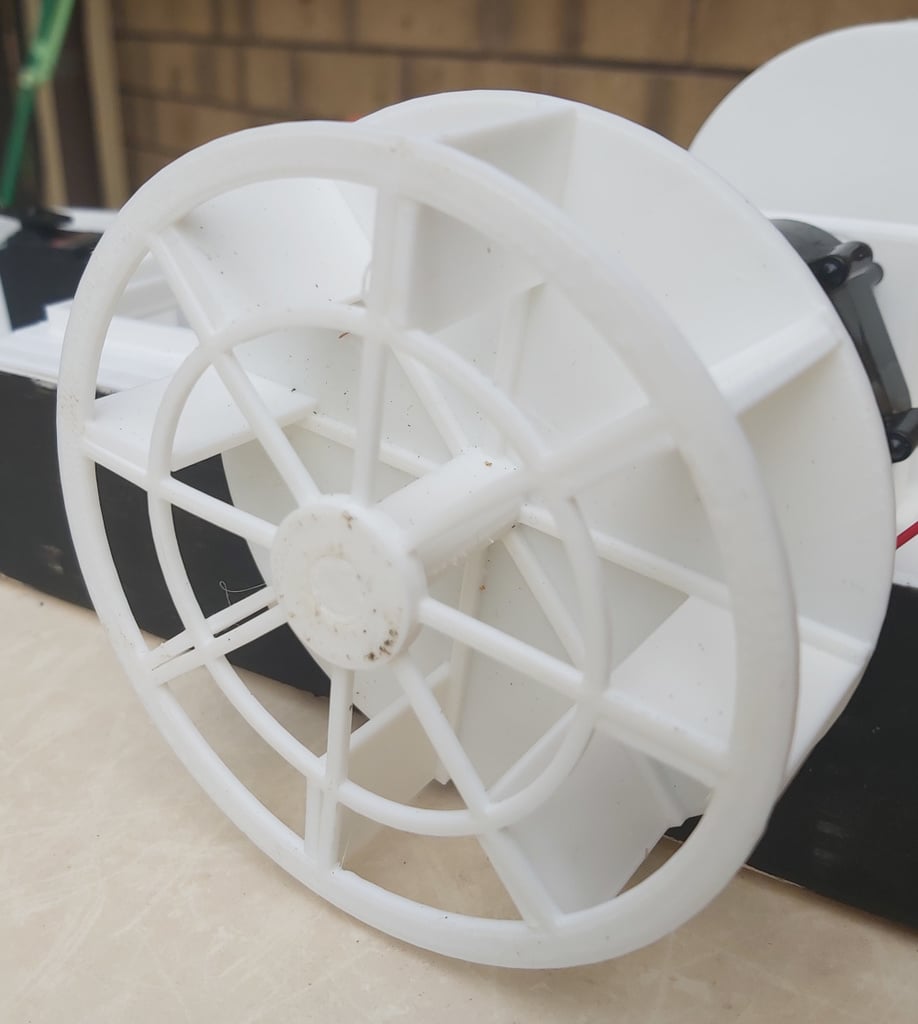 100 mm diameter paddle wheel