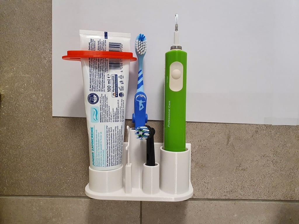 Bathroom Toothbrush Organizer and Tablet holder