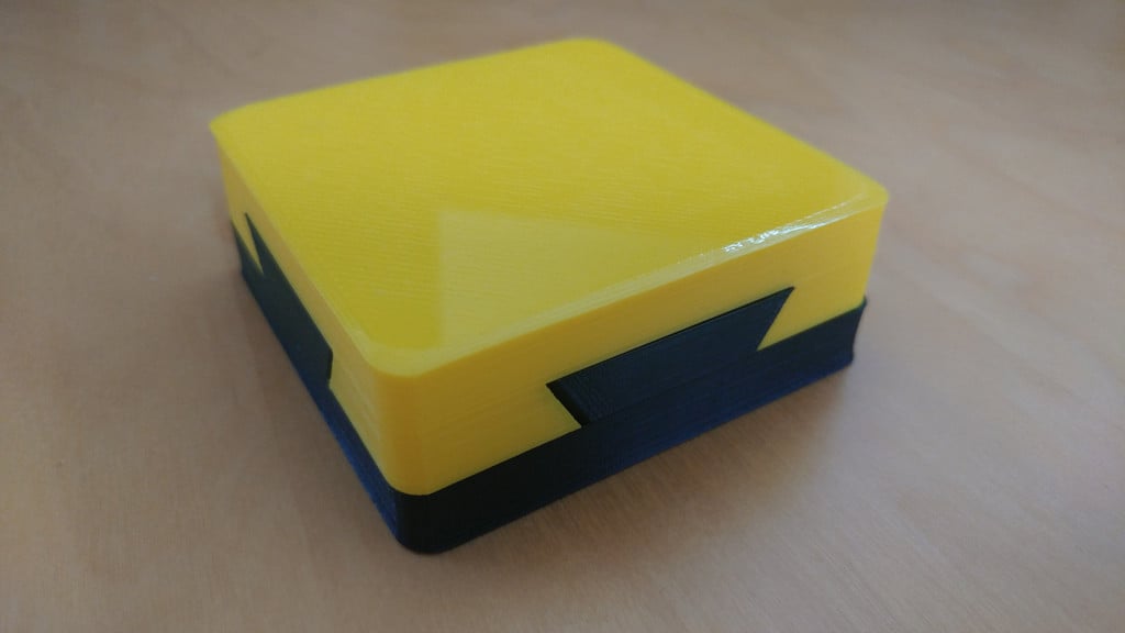 Impossible Dovetail Puzzle Box (Diagonal)