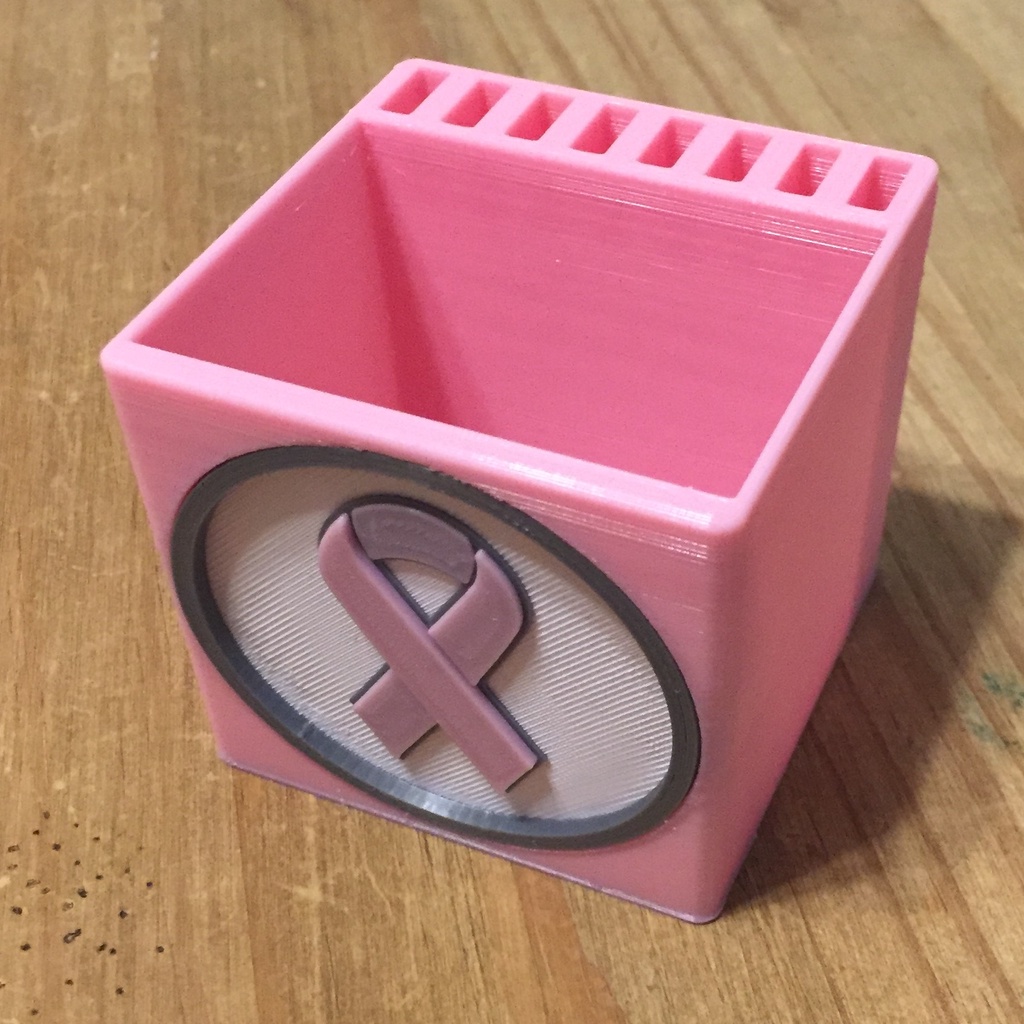 USB and Pencil Holder - Breast Cancer Foundation