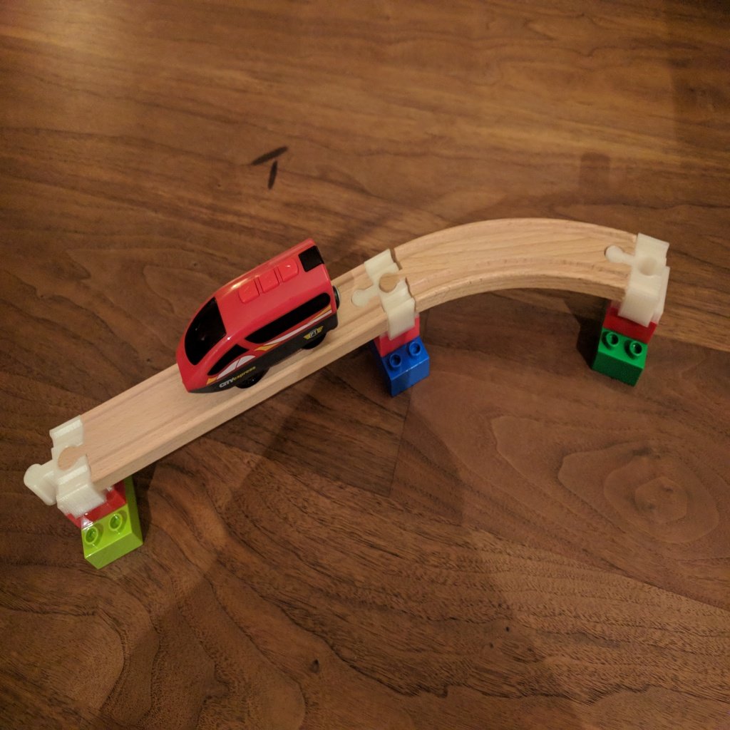 Brio railwaiy to Lego Duplo adapter