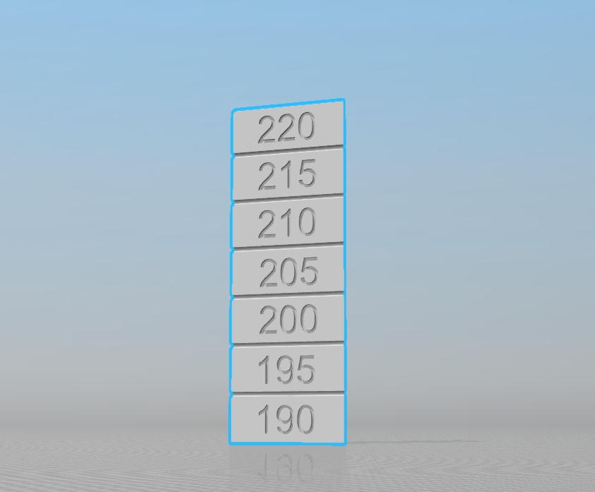 PLA temp tower