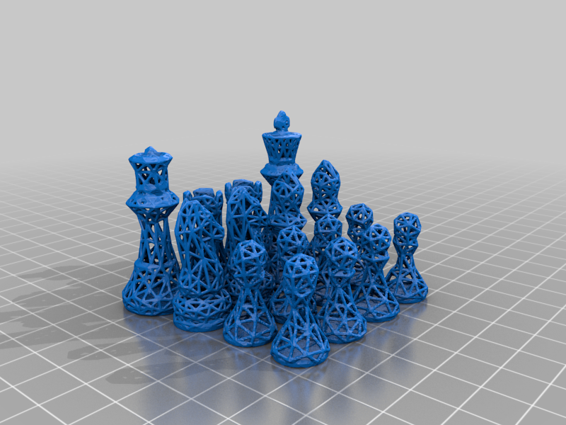 chess weird version wireframed