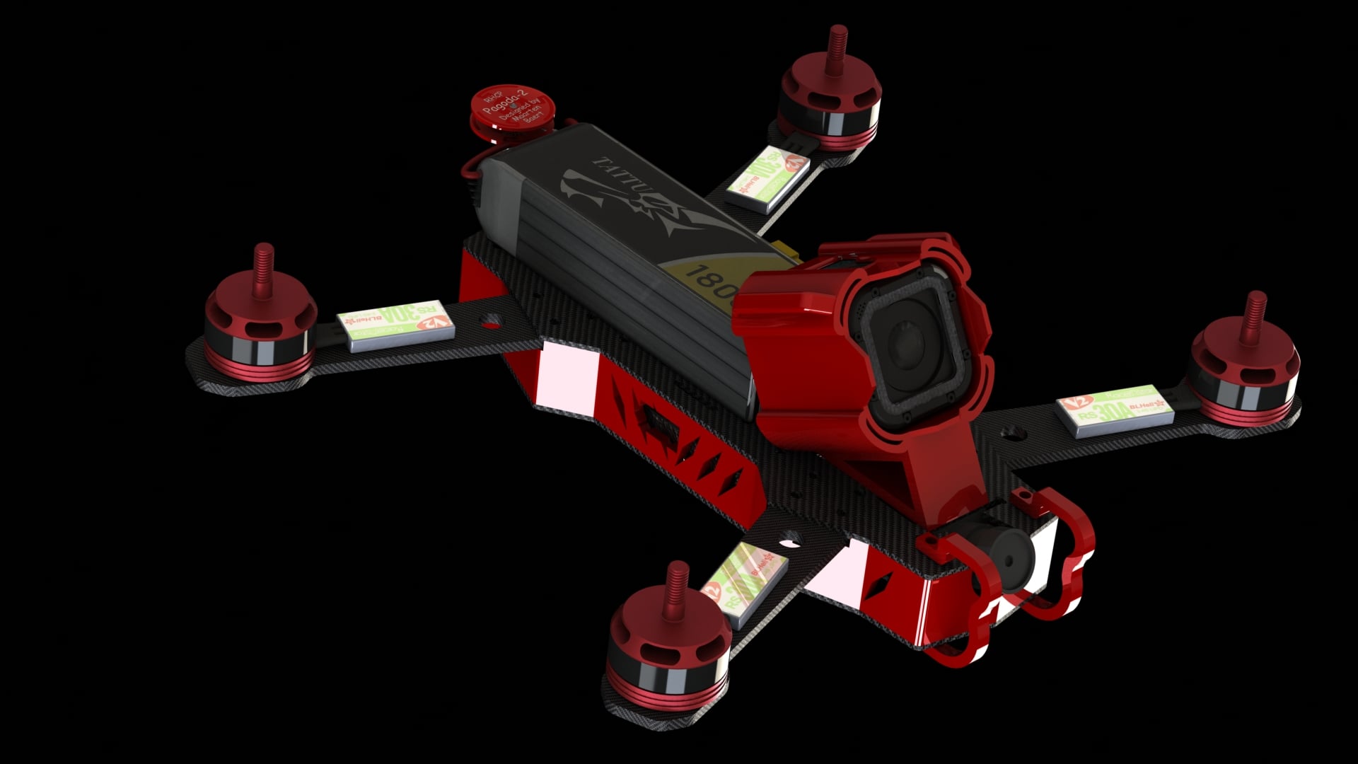 ZMR lapiece3D low racer UNI-SPACER FPV