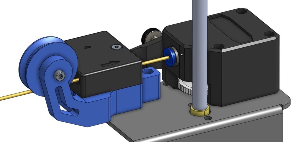 Elegoo Neptune 2 BMG extruder filament sensor adapter