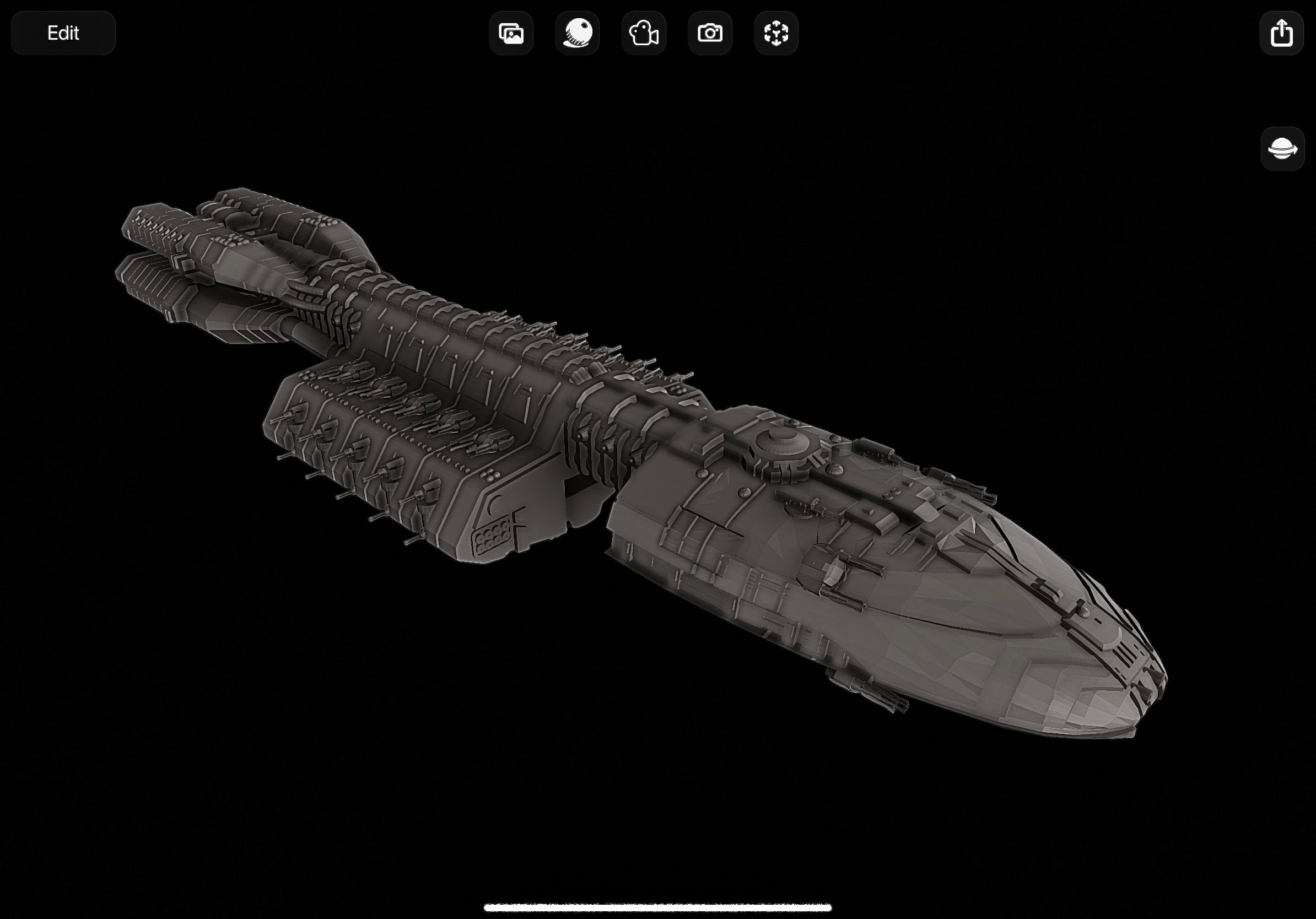 Battlestar Galactica Berzerk Cruiser Remix
