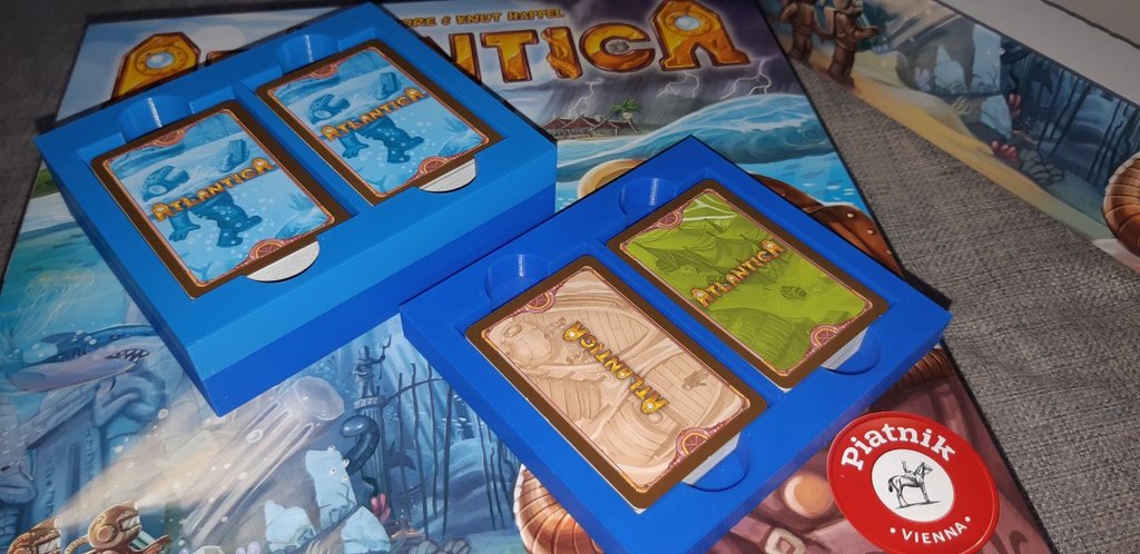 Atlantica board game insert for cards