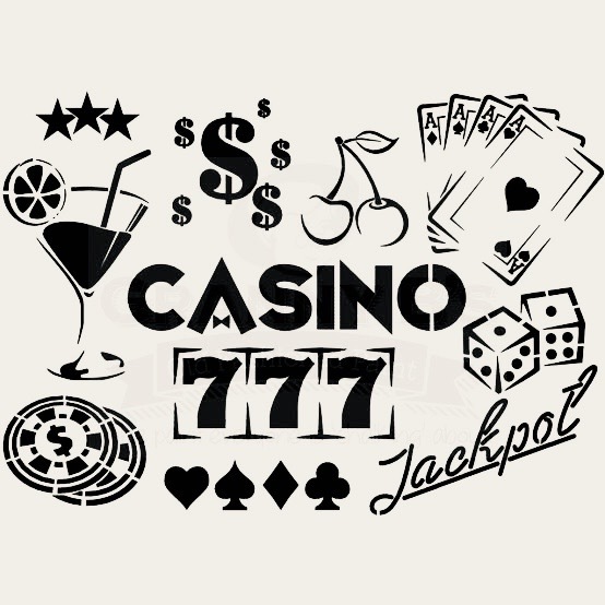 Casino stencil