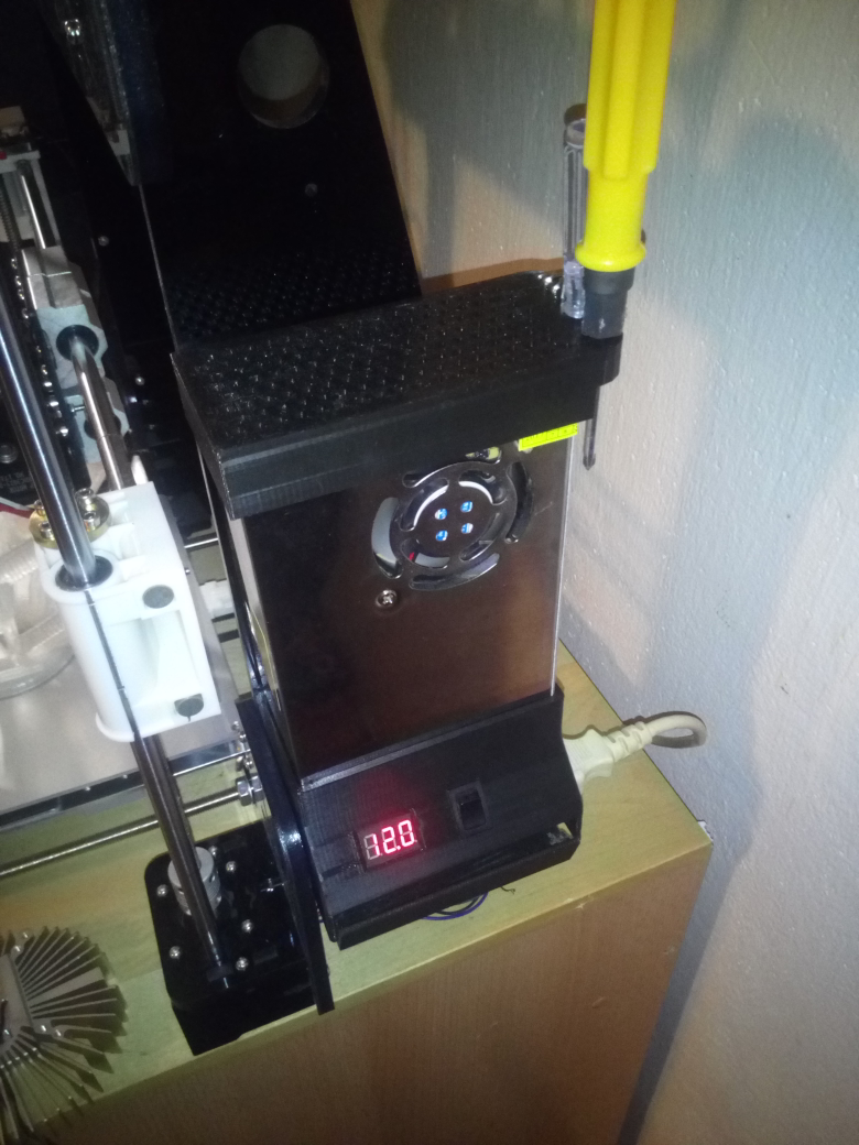 ANET A8 250W PSU cover - Tools holder