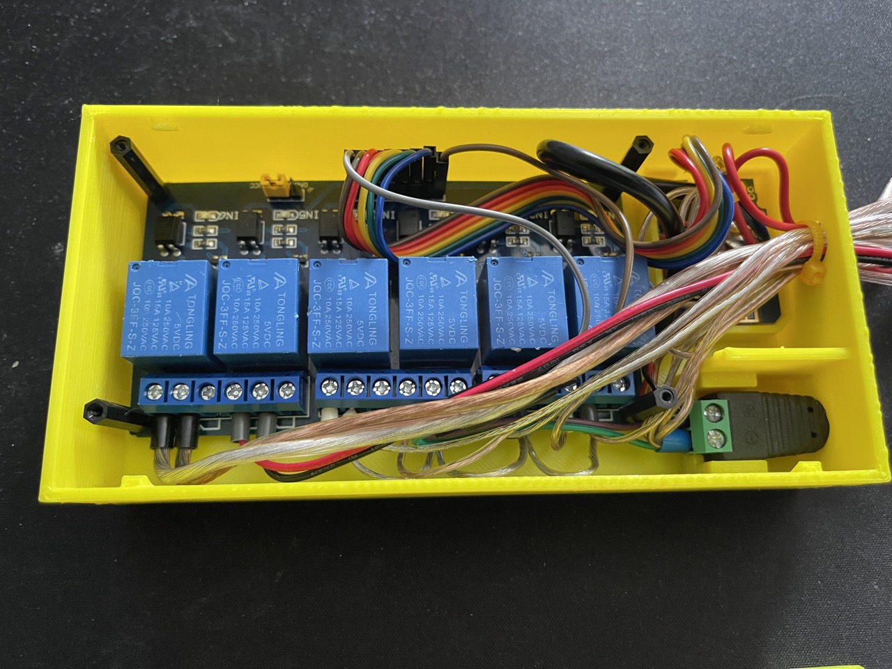 D1 Mini + 6-Channel Relay Module Case